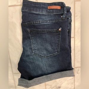 Pilcro and the Letterpress Denim Shorts, Stet, Size 27 - Anthropologie